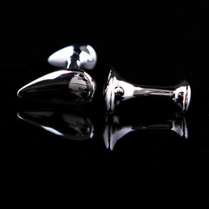 Silver Teardrop Cufflinks Cufflink    - Sophisticated Gentlemen