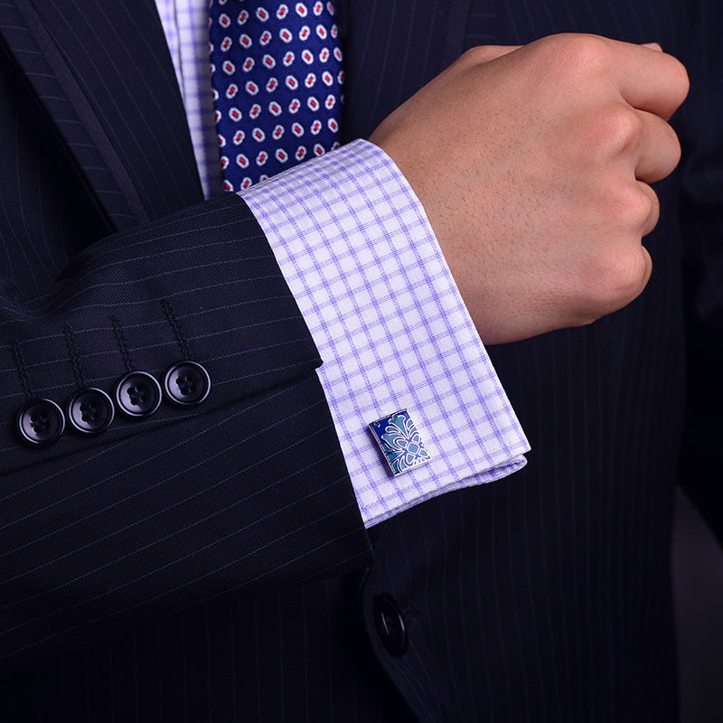 Turquoise Totem Cufflinks Cufflink    - Sophisticated Gentlemen