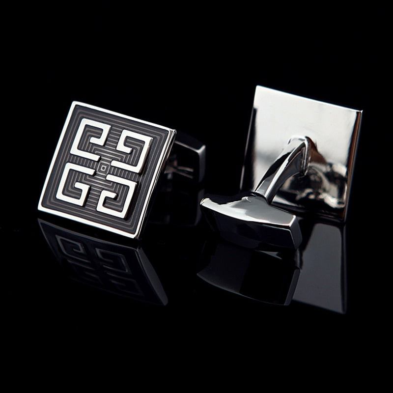 Labyrinth Elegant Cufflinks Cufflink    - Sophisticated Gentlemen