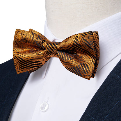 Ancient Gold Bow Tie bow ties    - Sophisticated Gentlemen