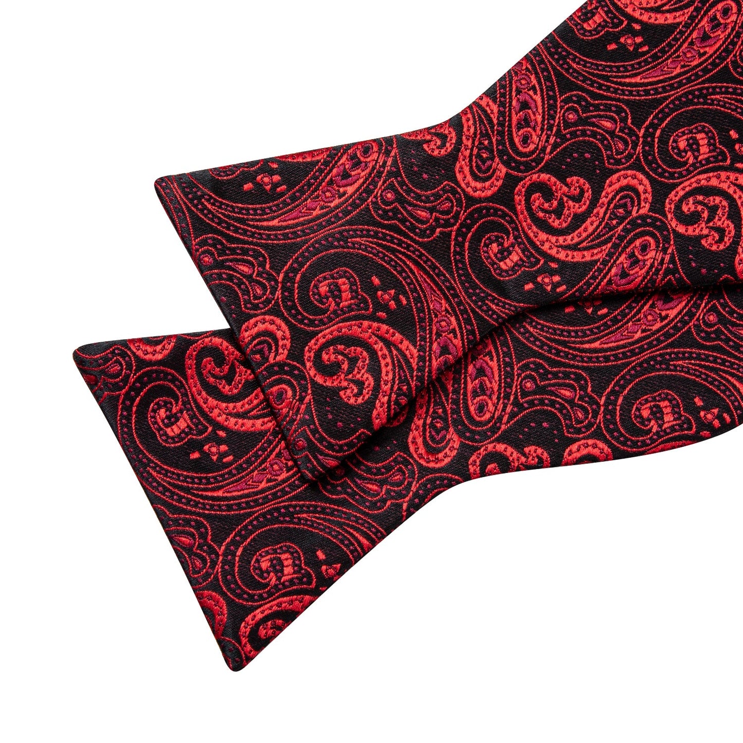 Royal Red Paisley Bow Tie bow ties    - Sophisticated Gentlemen