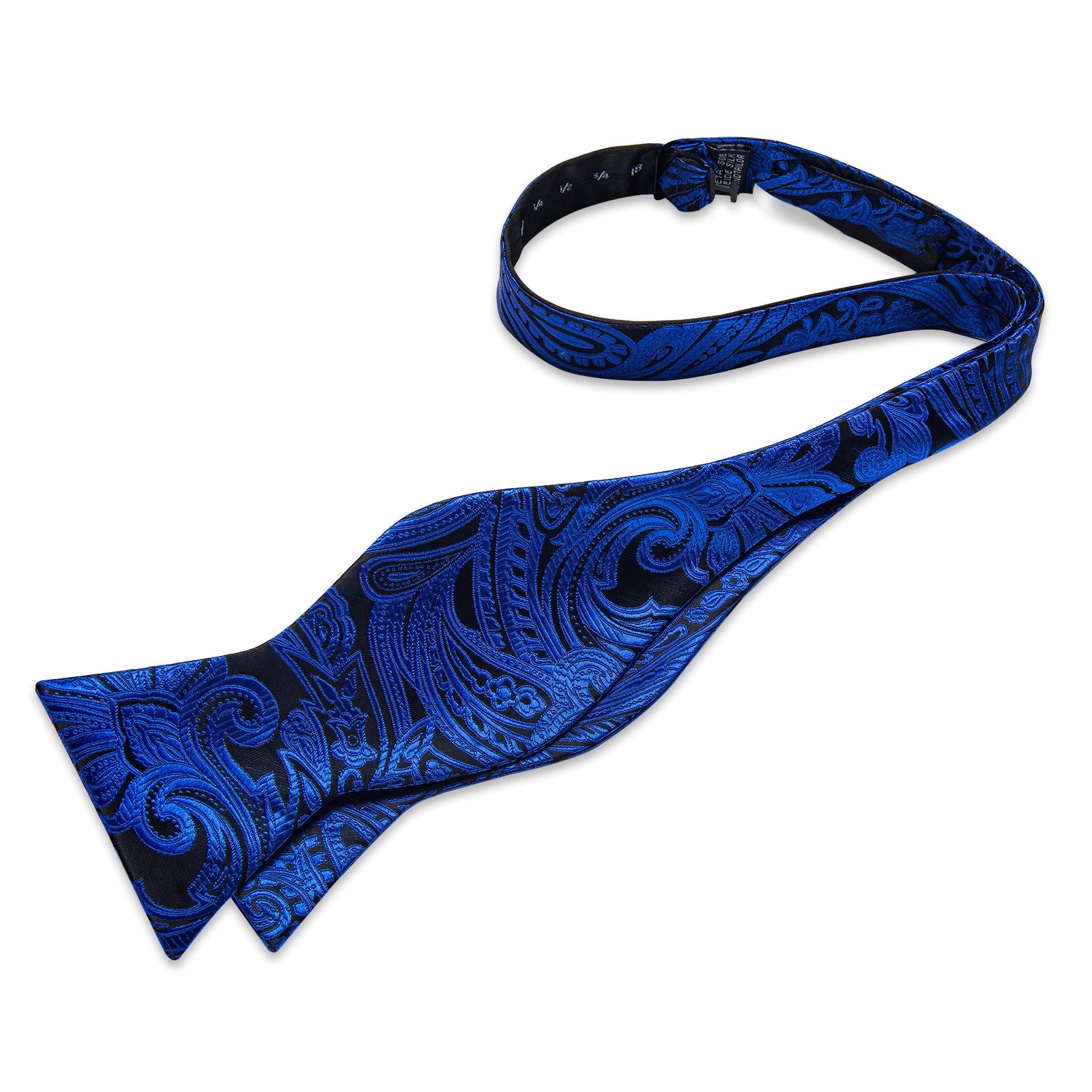 Royal Blue Paisley Bow Tie bow ties    - Sophisticated Gentlemen