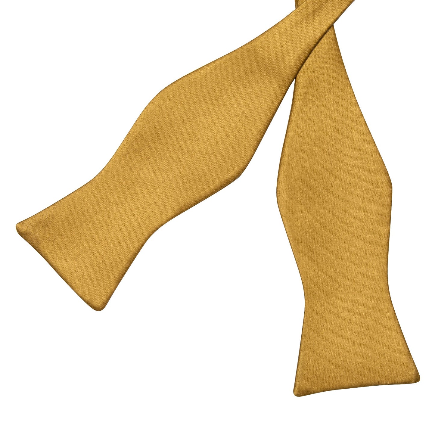 Solid Gold Silk Bow Tie bow tie    - Sophisticated Gentlemen