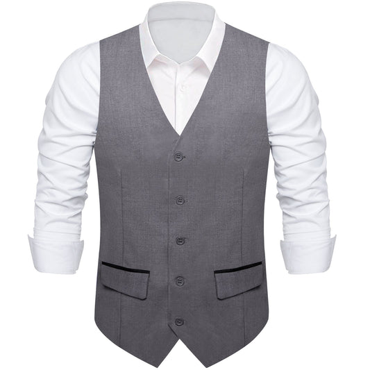 Gray Suit Vest vest set S (Chest 41)   - Sophisticated Gentlemen