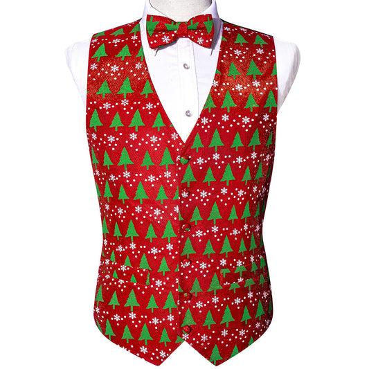 Christmas Tree Vest Set vest set S (Chest 41)   - Sophisticated Gentlemen