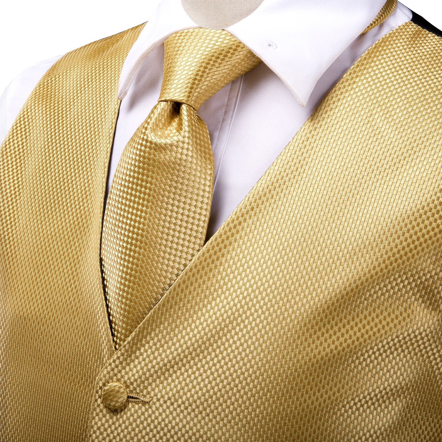 Champagne Snake Skin Vest Set vest set    - Sophisticated Gentlemen