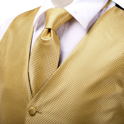 Champagne Snake Skin Vest Set vest set    - Sophisticated Gentlemen