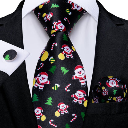 Black Christmas Decorations Tie Set tie sets - Sophisticated Gentlemen