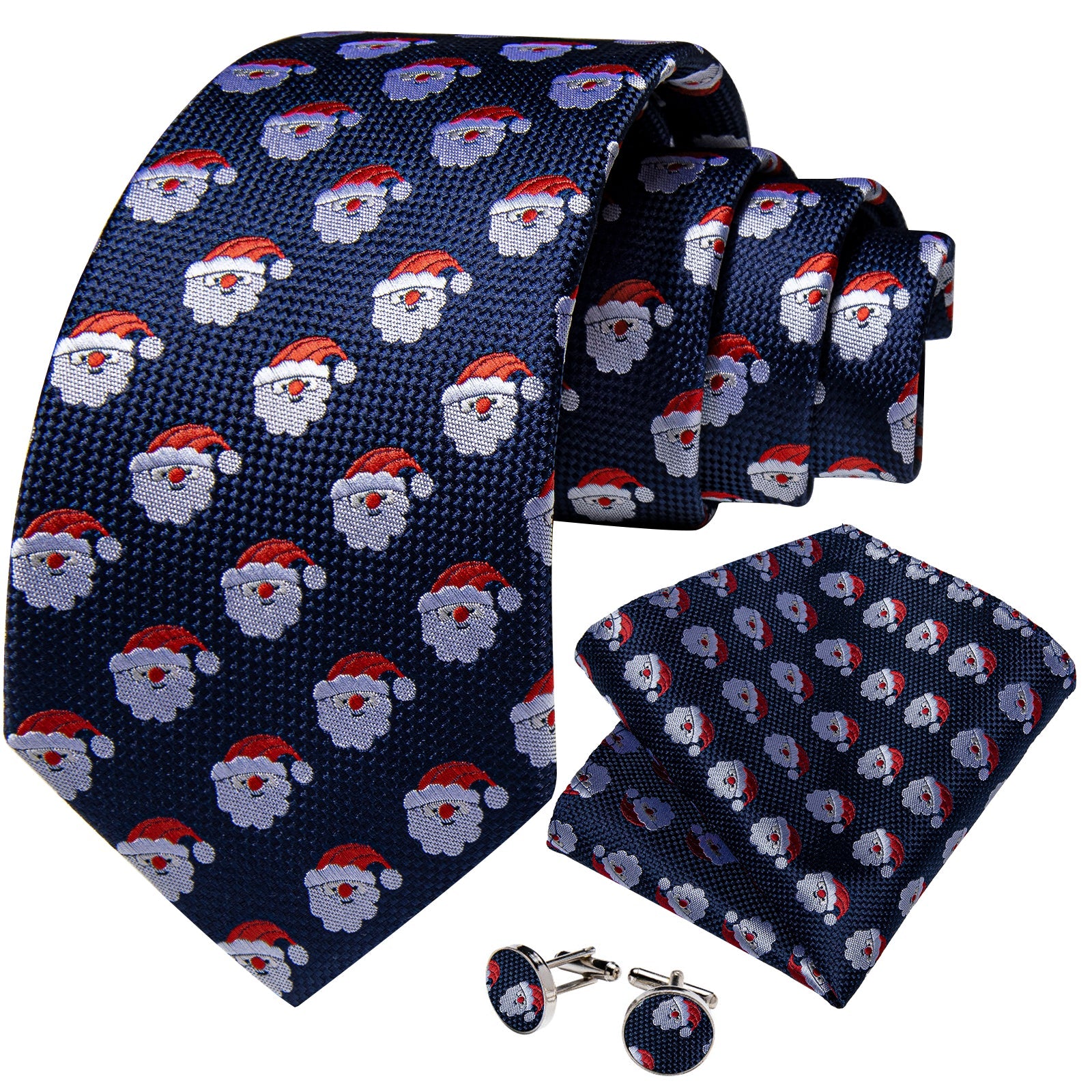 Smiling Santa Tie Set tie sets    - Sophisticated Gentlemen
