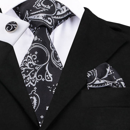 Donkey Ear Tie, Pocket Square and Cufflinks tie sets    - Sophisticated Gentlemen