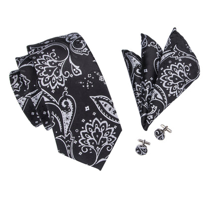 Donkey Ear Tie, Pocket Square and Cufflinks tie sets    - Sophisticated Gentlemen