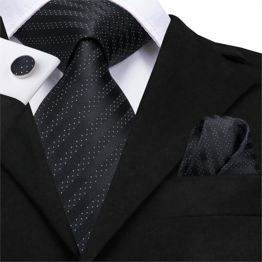 Galaxies Tie, Pocket Square and Cufflinks tie sets    - Sophisticated Gentlemen