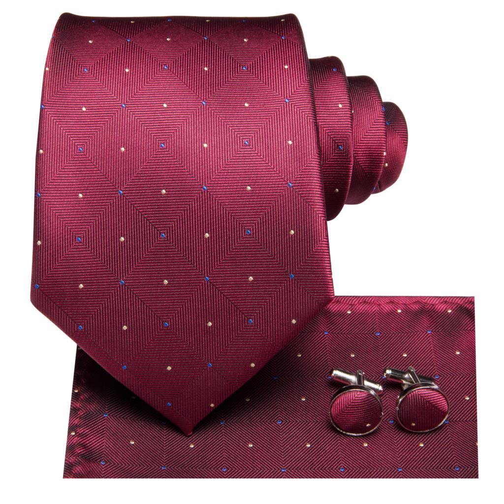 Red Carpet Diamonds Tie Set tie sets    - Sophisticated Gentlemen