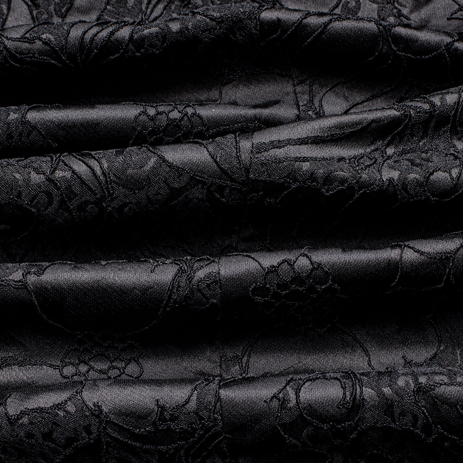 Black Embroidered Floral Tuxedo Jacket tuxedo    - Sophisticated Gentlemen