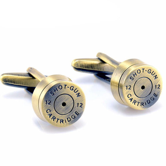 12 Gauge Cufflinks cufflink    - Sophisticated Gentlemen