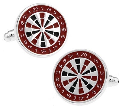 Dart Board Cufflinks cufflink    - Sophisticated Gentlemen