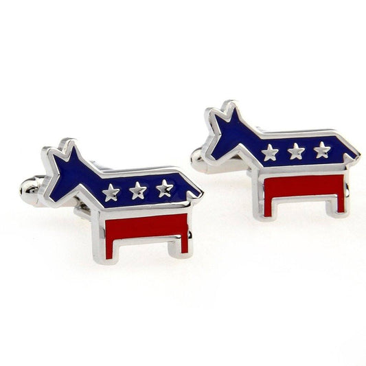 Democratic Donkey Cufflinks cufflink    - Sophisticated Gentlemen