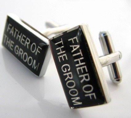 Father Of The Groom Cufflinks cufflink    - Sophisticated Gentlemen