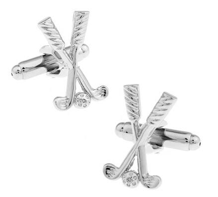 Golf Clubs Cufflinks cufflink    - Sophisticated Gentlemen