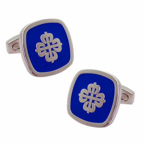 Grand Cross in Silver Cufflinks cufflink    - Sophisticated Gentlemen