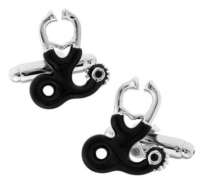 Medical Stethoscope Cufflinks cufflink    - Sophisticated Gentlemen