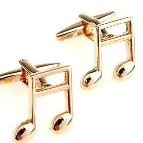 Music Note Cufflinks cufflink    - Sophisticated Gentlemen