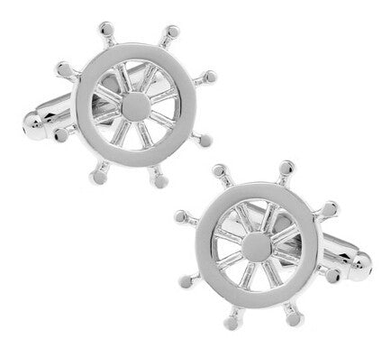 Rudder Cufflinks cufflink    - Sophisticated Gentlemen