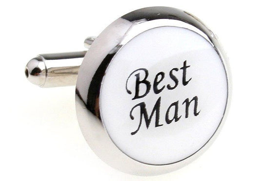 Wedding Series Best Man Cufflinks cufflink    - Sophisticated Gentlemen