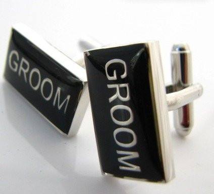 Wedding Series Groom Cufflinks cufflink    - Sophisticated Gentlemen