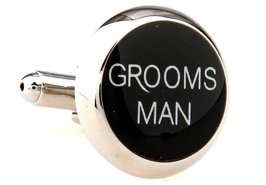 Wedding Series Grooms Man Cufflinks cufflink    - Sophisticated Gentlemen