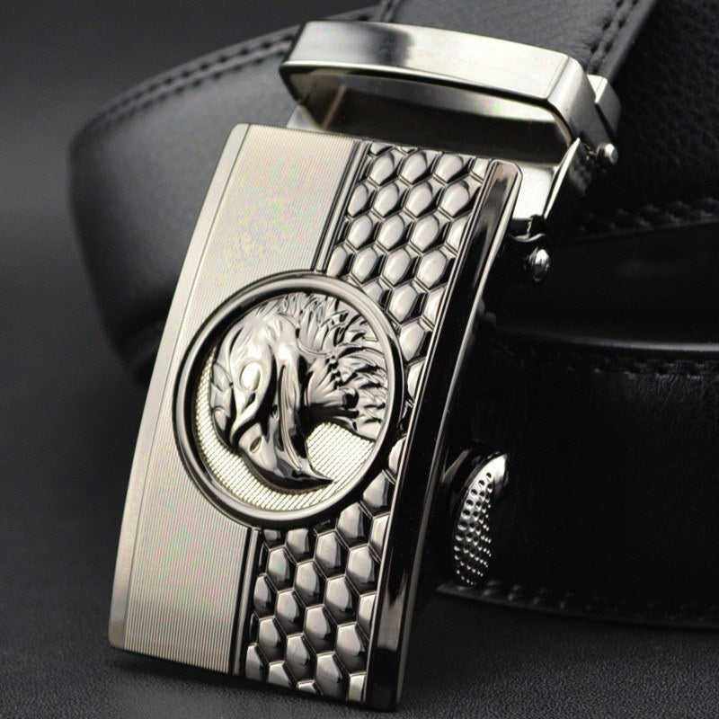 Elegant Eagle Buckle Leather Belt Belt 43