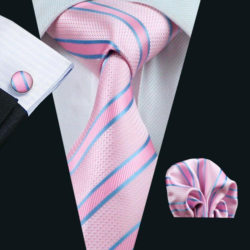 Bubblegum Striped Silk Necktie
