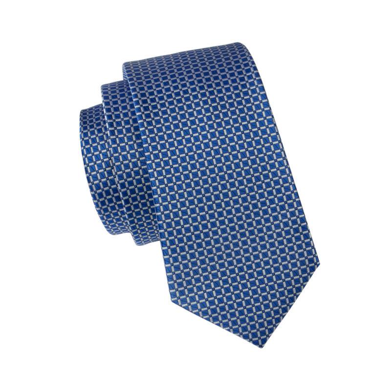 Sapphire Squares Tie, Pocket Square and Cufflinks – Sophisticated Gentlemen