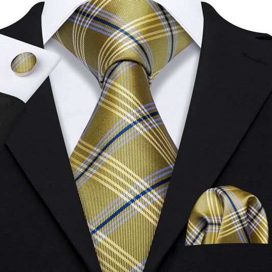 Sunset Gold Premium Tie tie sets - Sophisticated Gentlemen