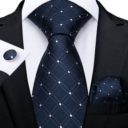 Royal Ornamented Tie, Pocket Square and Cufflinks tie sets - Sophisticated Gentlemen