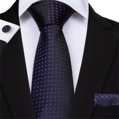 Power and Beauty Tie, Pocket Square and Cufflinks tie sets    - Sophisticated Gentlemen