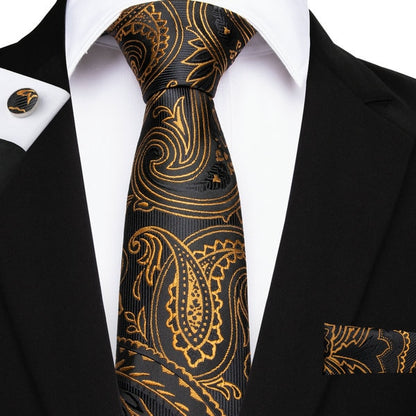 Treasure Map Tie, Pocket Square and Cufflinks tie sets    - Sophisticated Gentlemen