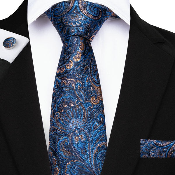 The Miracle Tie, Pocket Square and Cufflinks tie sets    - Sophisticated Gentlemen
