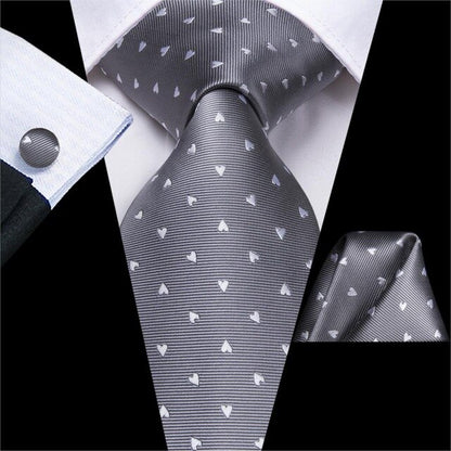 Hearts Premium Tie Set tie sets - Sophisticated Gentlemen