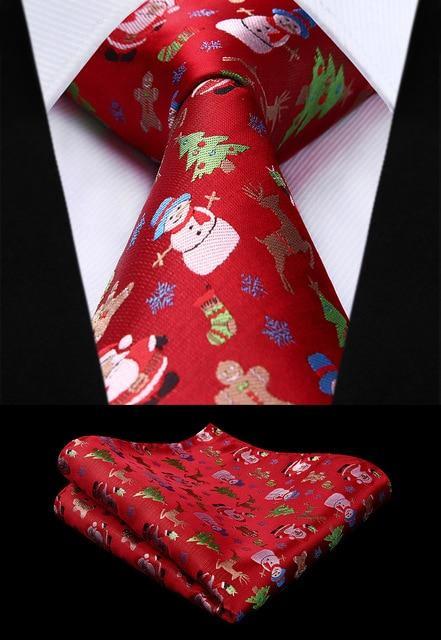 Christmas Decorations Tie Set tie sets    - Sophisticated Gentlemen